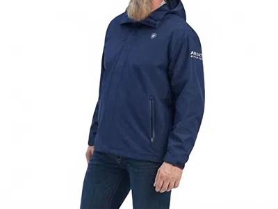 Ariat Men's Rebar Stormshell Waterproof Jacket In Navy In Blue