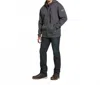 Ariat Men's Rebar Workman Full Zip Hoodie In Charcoal In Gray