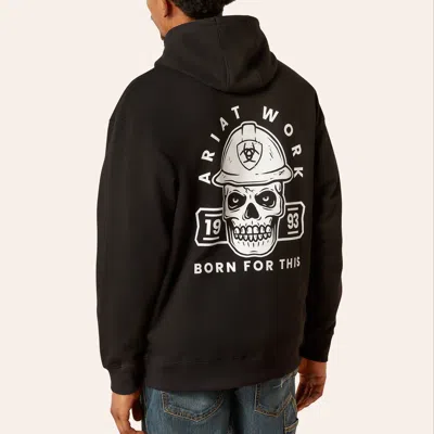 Ariat Men's Rebar Workman Hardhead Black Work Hoodie