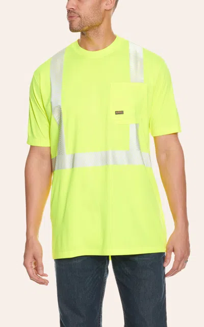 Ariat Men's Rebar Yellow Hi-vis Ansi Short Sleeve Work T-shirt