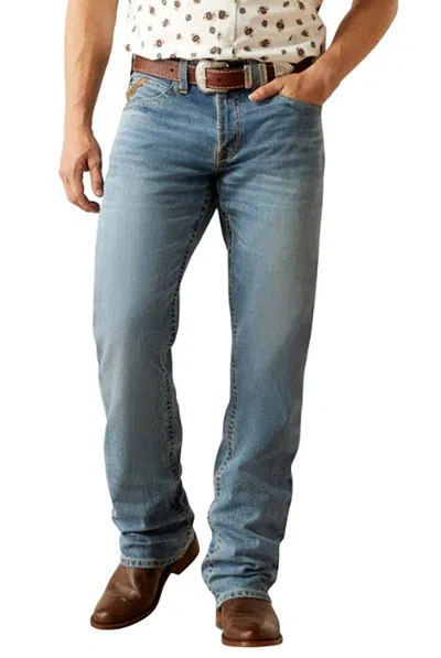 Ariat Men's Relaxed Bennet Logan Boot Cut Jean In Vintage Light Blue
