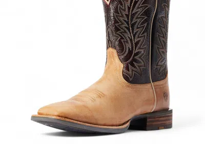 Ariat Men's Ridin High Western Boot In Desert Tan In Brown