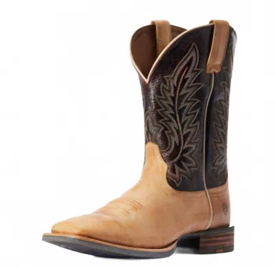 Ariat Men's Ridin High Western Wide Square Toe Boot In Brown