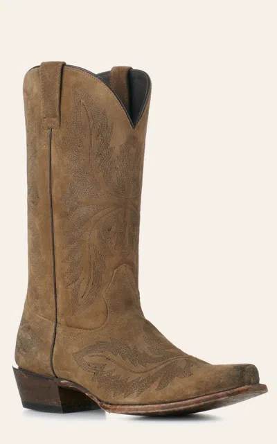 Ariat Men's Ryman Dijon Sand Roughout X-toe Cowboy Boots In Brown