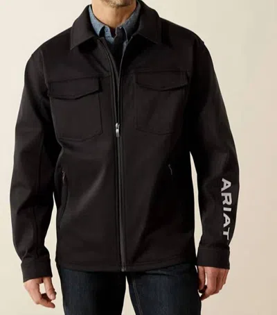 Ariat Men's Sentinel Softshell Jacket In Phantom In Black