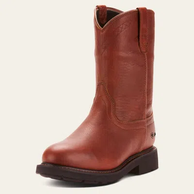 Ariat Men's Sierra Waterproof Work Boots In Sunshine In Yellow