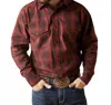 Ariat Men's Snap Pro Series Stenson Shirt In Black/multi In Brown