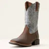 Ariat Men's Sport Wide Square Toe Cowboy Boot In Brown In Brown