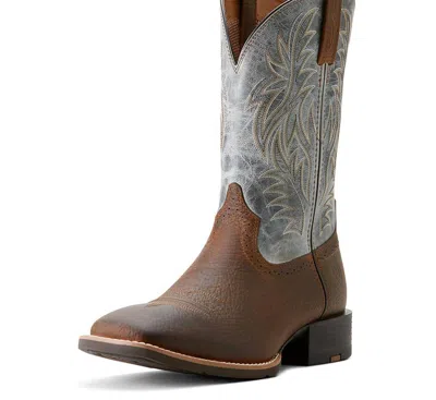 Ariat Sport Latigo Square Toe Roper Heel Boot In Brown