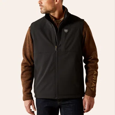 Ariat Men's Vernon Black Softshell Vest