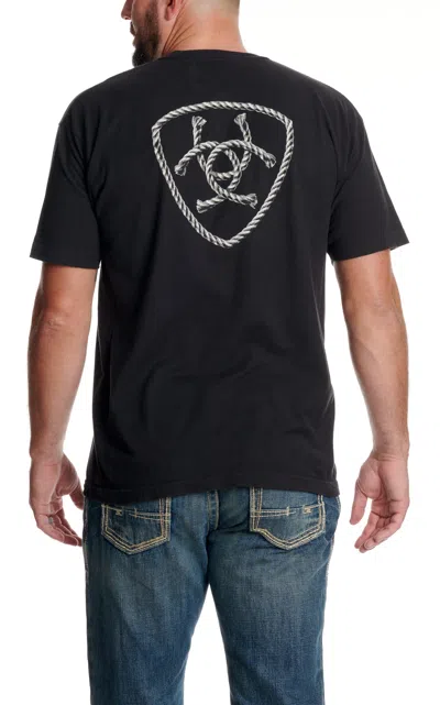 Ariat Men's Vintage Black Rope Shield Graphic T-shirt