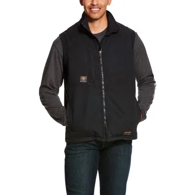 Ariat Men's Washed Duracanvas Insulated Winter Vest In Black