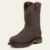 Ariat Men's Workhog Waterproof Work Boots In Oily Distressed Brown