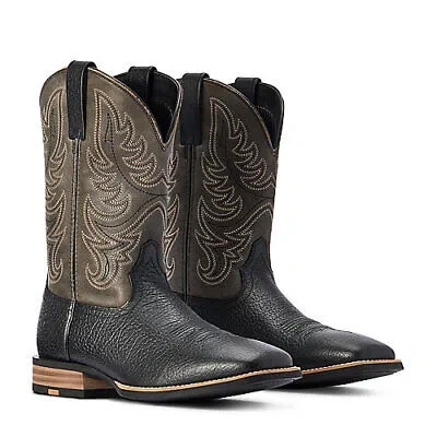 Pre-owned Ariat Mens Everlite Countdown Boots In Black