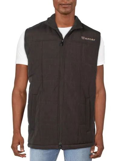 Ariat Mens Sleeveless Cold Weather Vest In Brown
