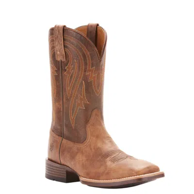 Pre-owned Ariat Mens Tannin Brown Plano Western Boots 10025168