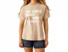 Ariat More Cowboys T-shirt In White Pepper In Neutral