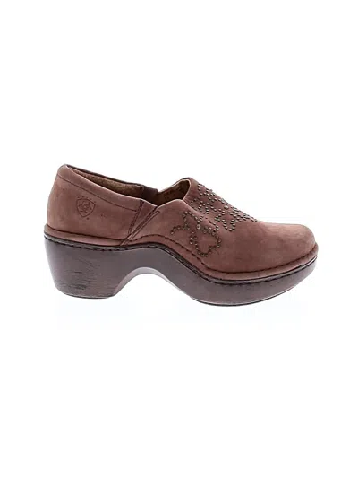 Pre-owned Ariat Mule/clog In Brown