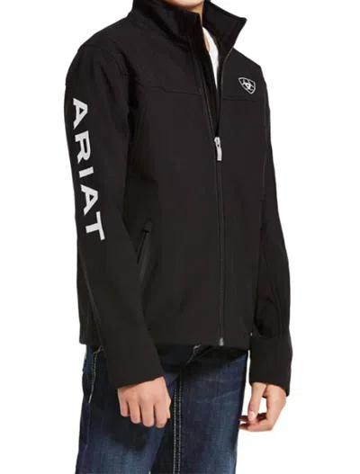 Ariat Kids' New Team Softshell Jacket In Black