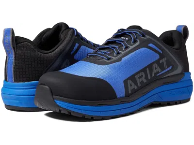 Ariat Outpace Day One Safety Ct Women's Boots Baltic Blue/black: 6.5 C - Wide In Multi