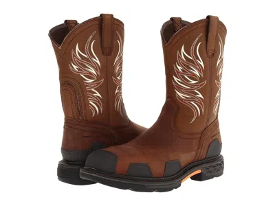 Ariat Overdrivetm Wide Square Composite Toe Cowboy Boots Alamo Brown: 9.5 D - Medium