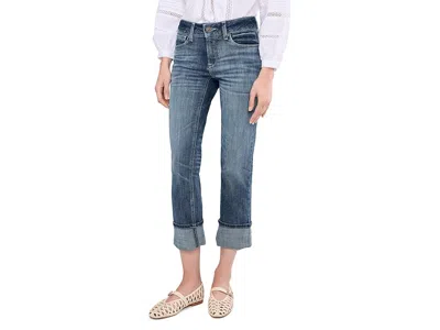 Ariat Perfect Rise Silvie Straight Leg Crop Jeans In Blue