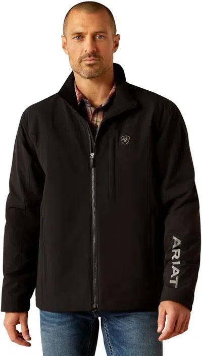 Ariat Pioneer Stretchshell Outerwear Jacket In Black In Brown