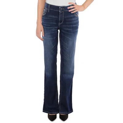 Ariat Plus Womens Embroidered Denim Bootcut Jeans