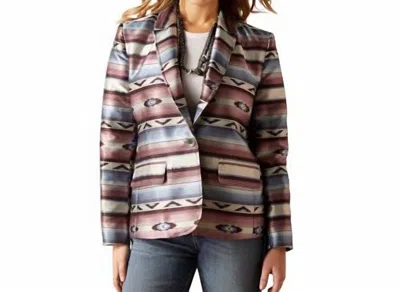 Ariat Print Long Sleeves Blazer In Endless Serape In Multi