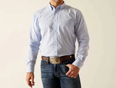 Ariat Pro Series Dabney Classic Fit Shirt In Light Blue