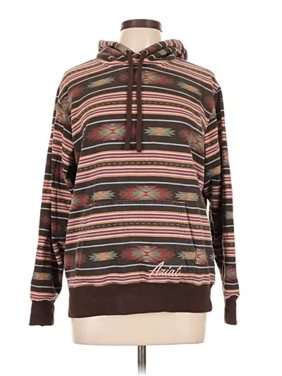 Pre-owned Ariat Pullover Sweater In Brown