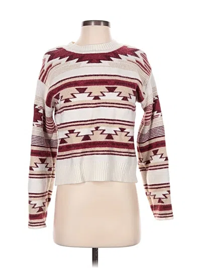 Pre-owned Ariat Pullover Sweater In Burgundy