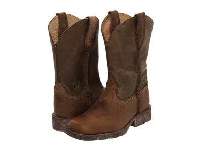 Ariat Rambler (toddler/little Kid/big Kid) Cowboy Boots Earth/brown Bomber : 9.5 Toddler M, Leather