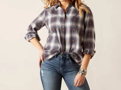 Ariat Real Billie Jean Shirt In Folkstone In Multi