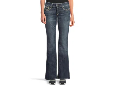 Ariat R.e.a.l. Bootcut Stetch Entwined Jeans In Festival Blue