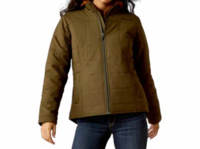 Ariat Real Crius Jacket In Relic Print In Pink