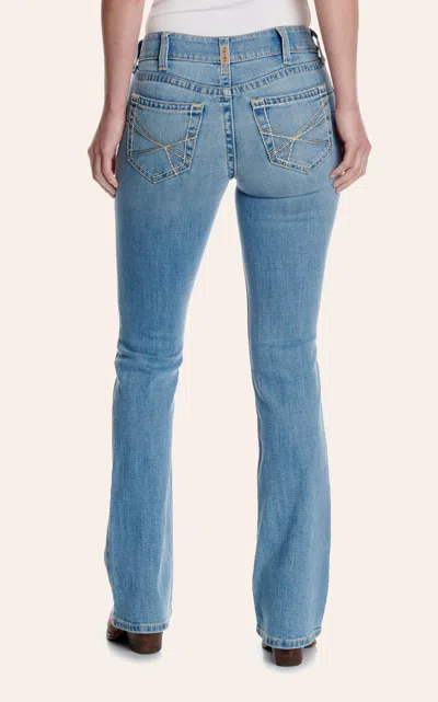 Ariat R.e.a.l. Women's Alina Petaluma Light Wash Bootcut Jeans In Blue