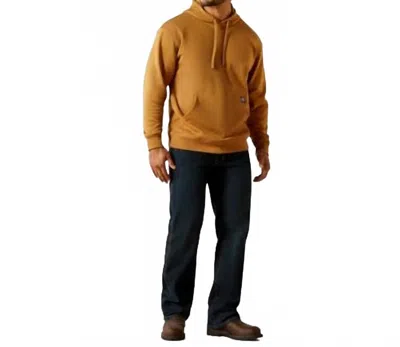 Ariat Workman Hard Head Hoodie In Brown In Yellow