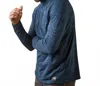 Ariat Rebar Gridwork Baselayer 1/4 Zip Up In Teal In Blue