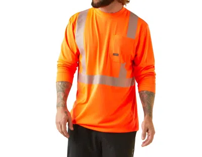 Ariat Rebar Hi-vis Ansi T-shirt In Orange