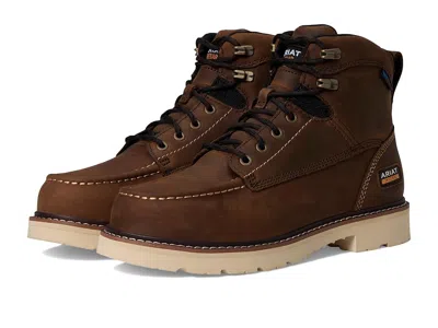 Ariat Rebar Lift 6 Waterproof Work Boots In Brown