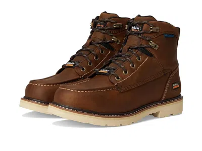 Ariat Rebar Lift Waterproof Work Boots In Brown