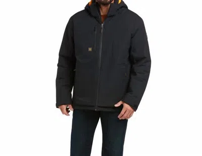 Ariat Rebar Storm Fighter Waterproof Jacket In Noir In Black