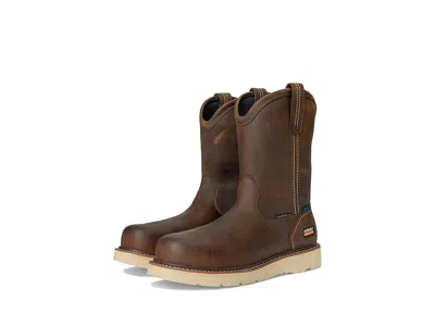 Ariat Rebar Wedge Pull-on Waterproof Composite Toe Work Boots In Brown