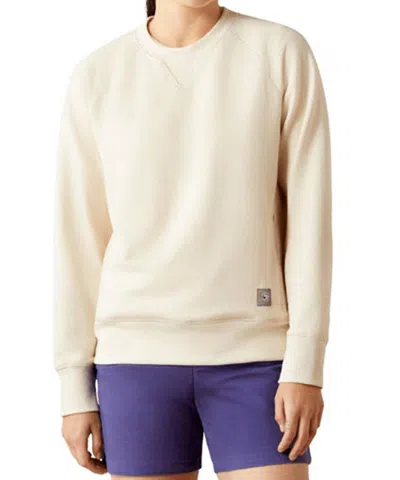 Ariat Rebar Workman Washed Fleece Sweatshirt In Sun Kiss In White