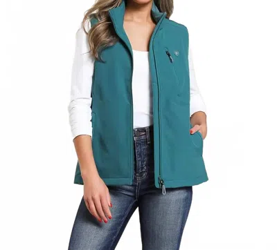 Ariat Rion Stretchshell Insulated Vest - Plus In Dragonfly In Blue