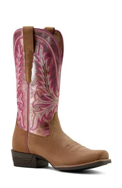 Ariat Rock Creek Western Boot In Brown