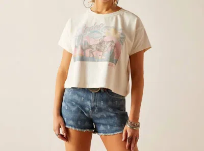 Ariat Rodeo Bound T-shirt In Pristine In Multi