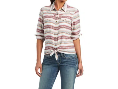 Ariat Rosewood Snap Shirt In Cream In White