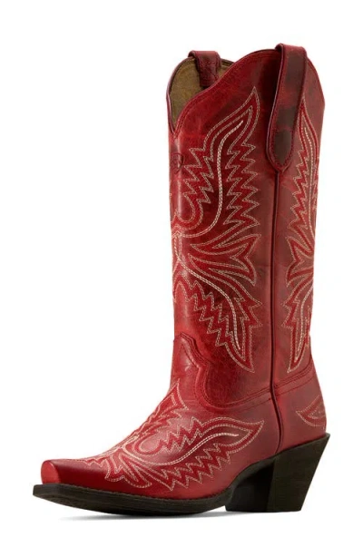 Ariat Round Up Collins Western Boot In Red